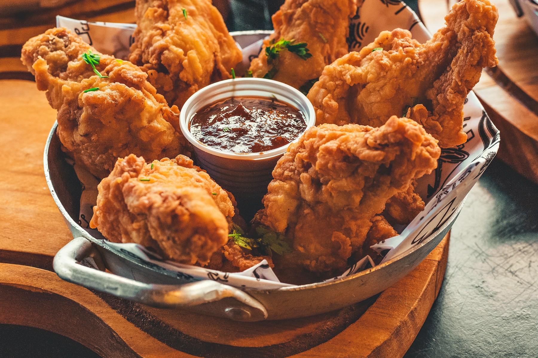 Fried chicken basket