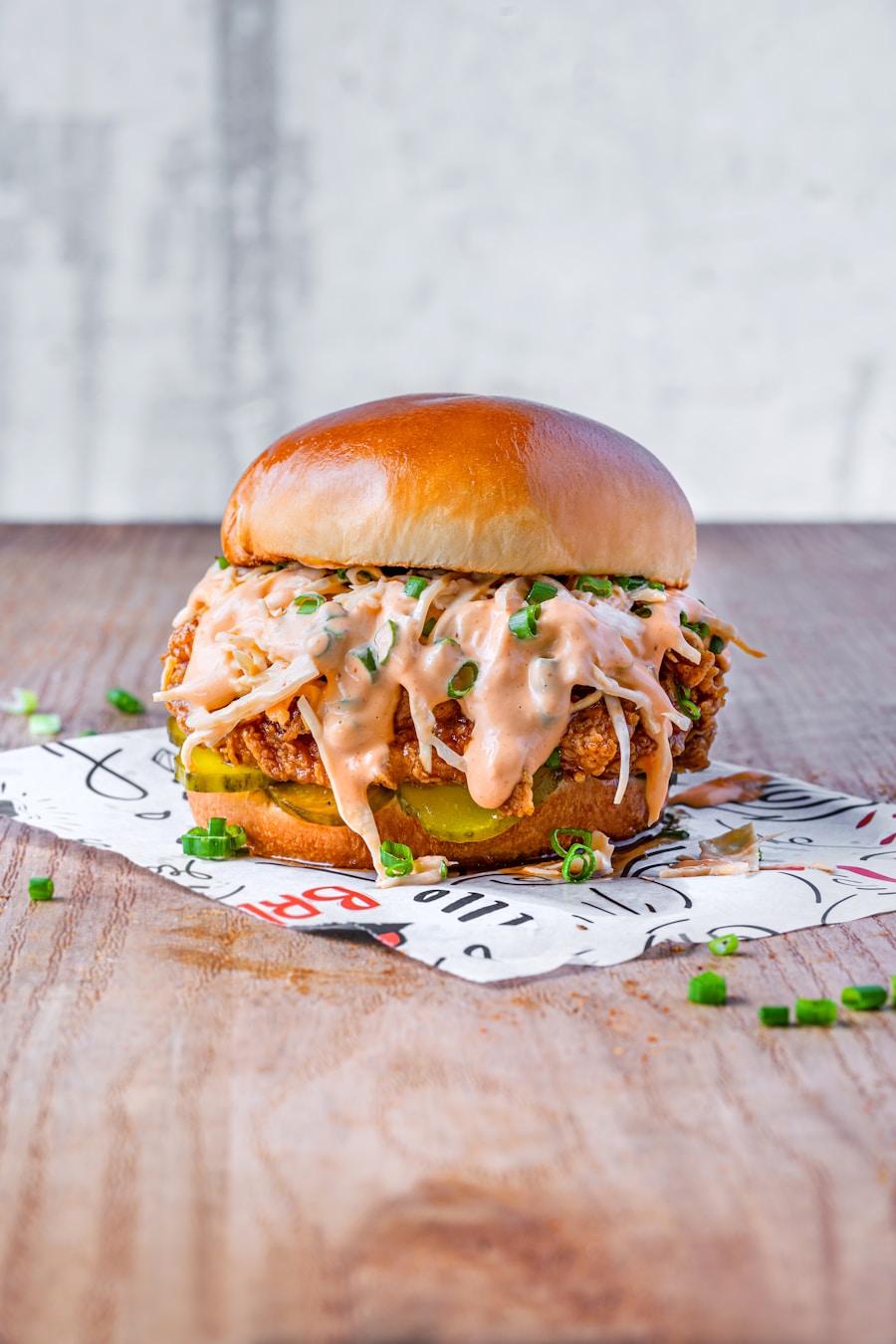 Hot honey chicken sandwich